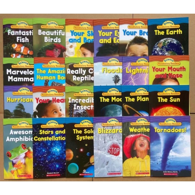 Scholastic Science Vocabulary Readers 30 Books Shopee Malaysia