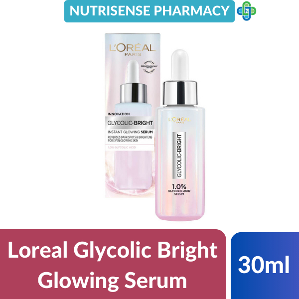 Loreal Paris Glycolic Bright Instant Glowing Serum 30ml | Shopee Malaysia