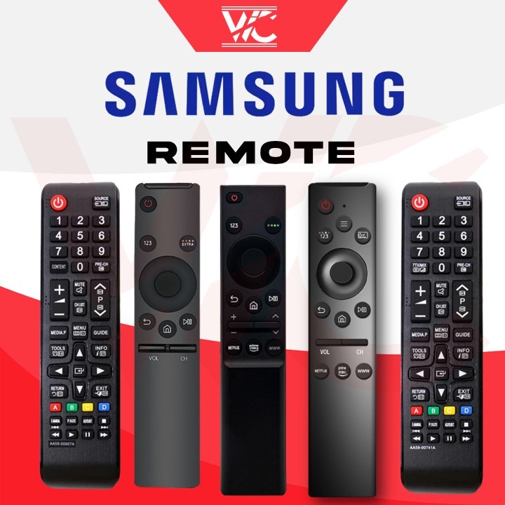 𝐅𝐑𝐄𝐄 𝟐𝐱 𝐁𝐀𝐓𝐓𝐄𝐑𝐘 Samsung TV Remote Alat Kawalan Jauh AA5900741A AA59