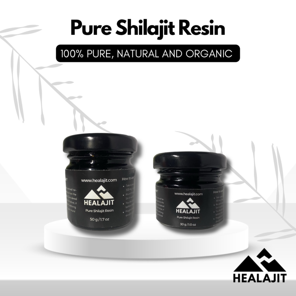 READY STOCK 100% Natural Organic Pure Himalayan Shilajit Original Resin ...