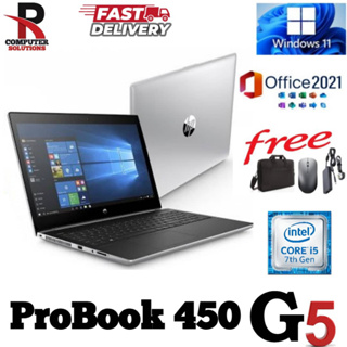  HP Probook 450 G6 15.6 Inch Full HD 1080P Professional Laptop,  Intel Core I5-8265U, 8 GB RAM, 256 GB SSD, Windows 10 Pro : Electronics