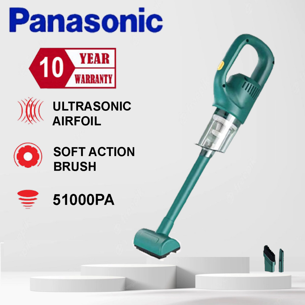 Panasonic Baby Shark Mini Vacuum 600W Super Cyclone Vacuum Handheld