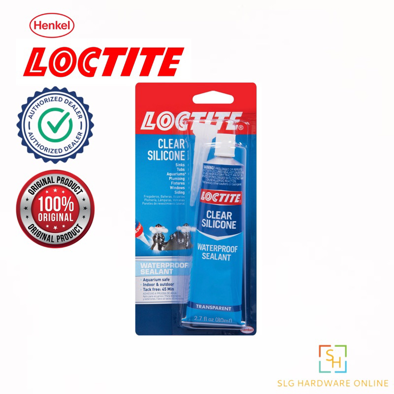 LOCTITE® CLEAR SILICONE SEALANT 80ML Shopee Malaysia