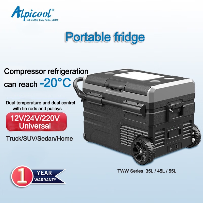 Alpicool Réfrigérateur Portable 35L/45L/55L Réfrigérateur De