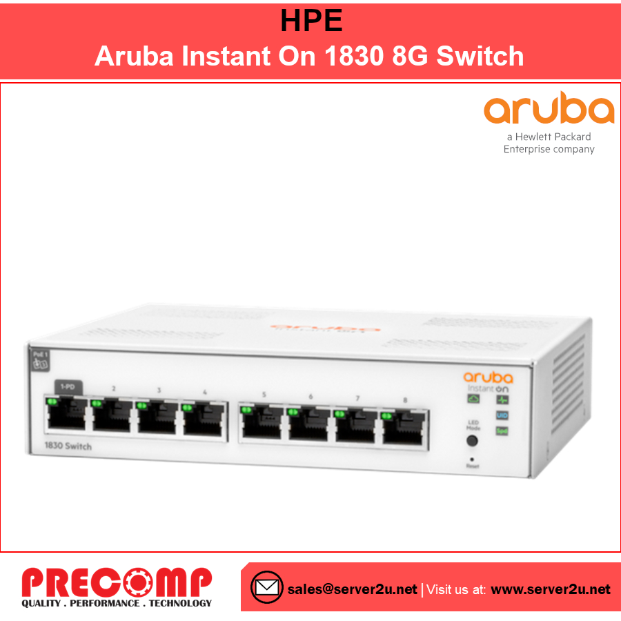 HPE Aruba Instant On 1830 8G Switch (JL810A) | Shopee Malaysia