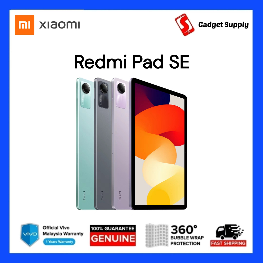 Redmi Pad SE | 8GB RAM 256GB ROM | Shopee Malaysia