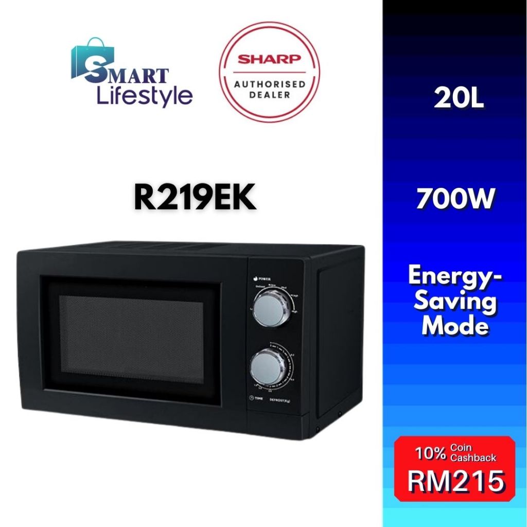 sharp 20l microwave oven shp r219ek