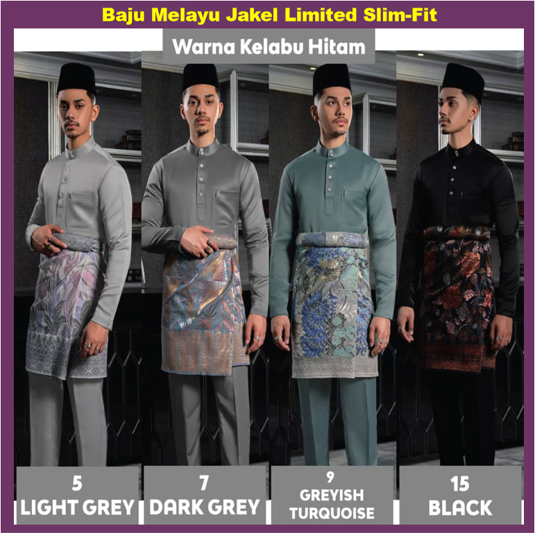 Baju melayu jakel slim hot sale fit