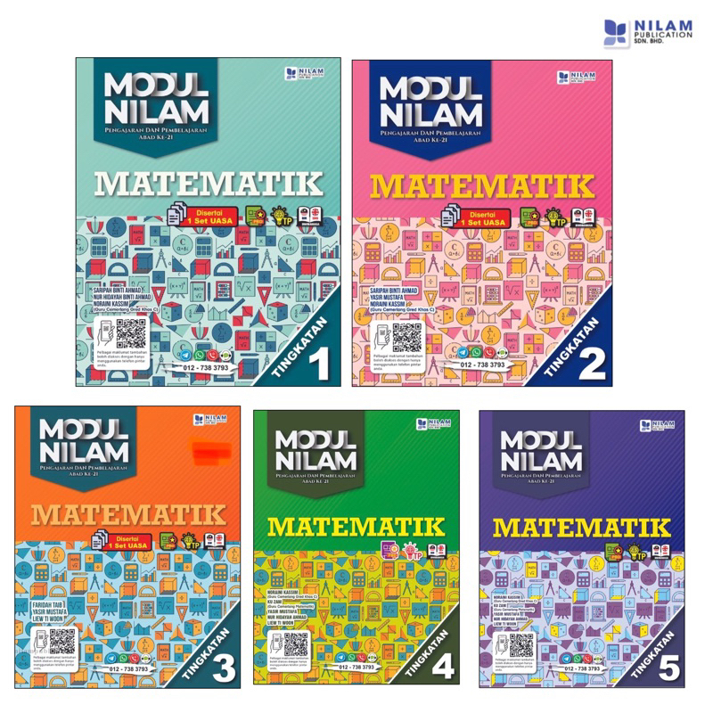 2023 Modul Nilam Matematik Tingkatan 1.2.3.4.5 | Shopee Malaysia