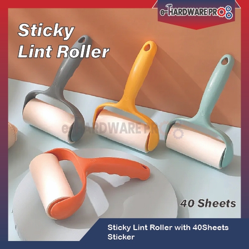 Roller Stick Dust (10CM) Sticky Lint Roller Dust Remover Roller Baju