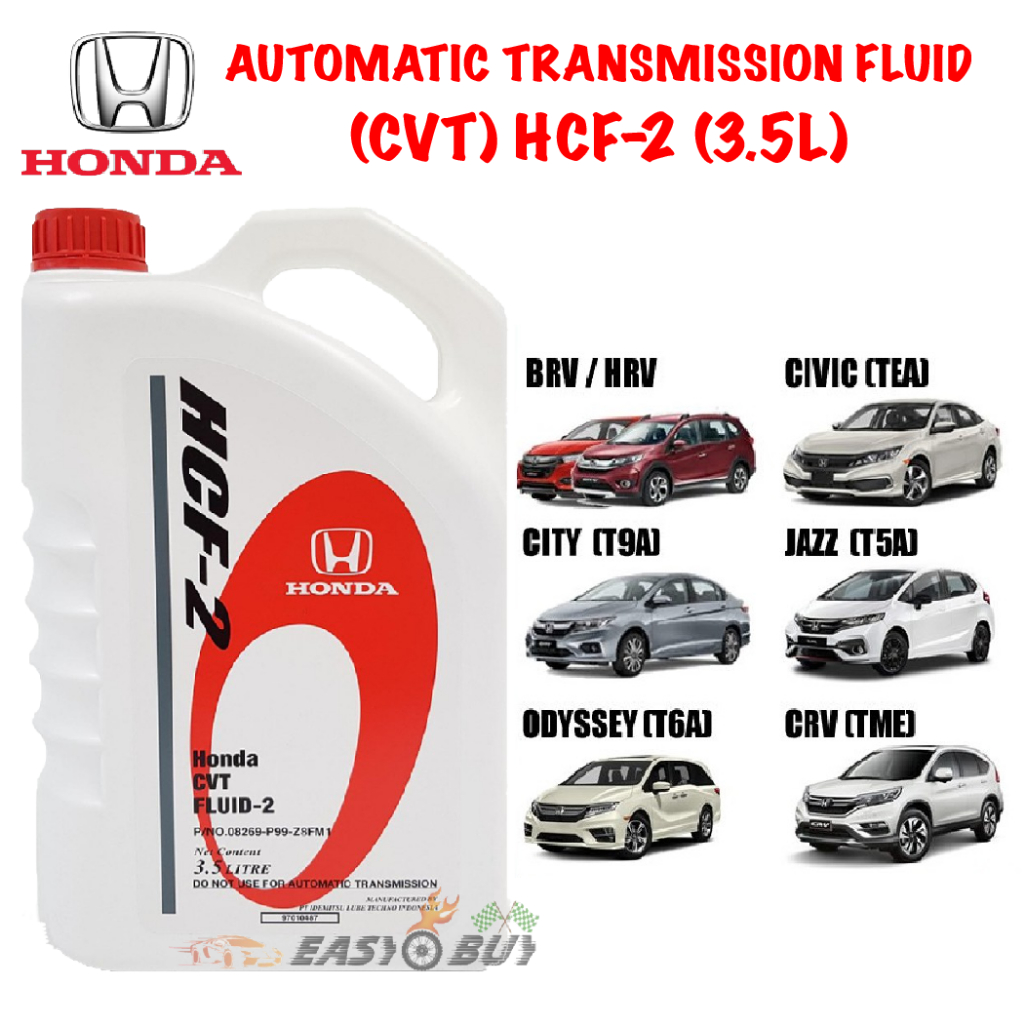 ORIGINAL HONDA HCF-2 (3.5L) AUTO TRANSMISSION CVT FLUID GEAR OIL HCF2