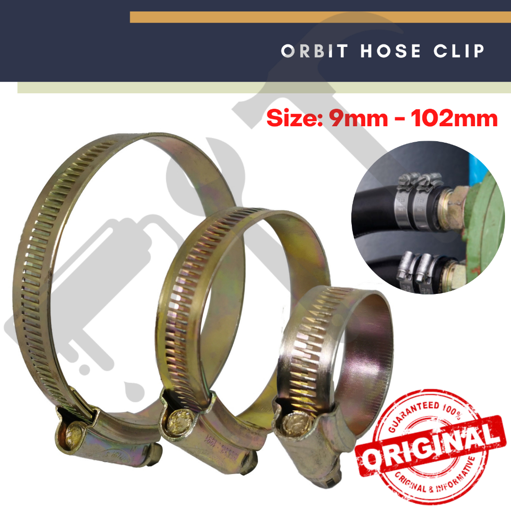 Orbit Hose Clip Hose Clamp Hand Twist Hose Clip Clip Paip Air Kunci