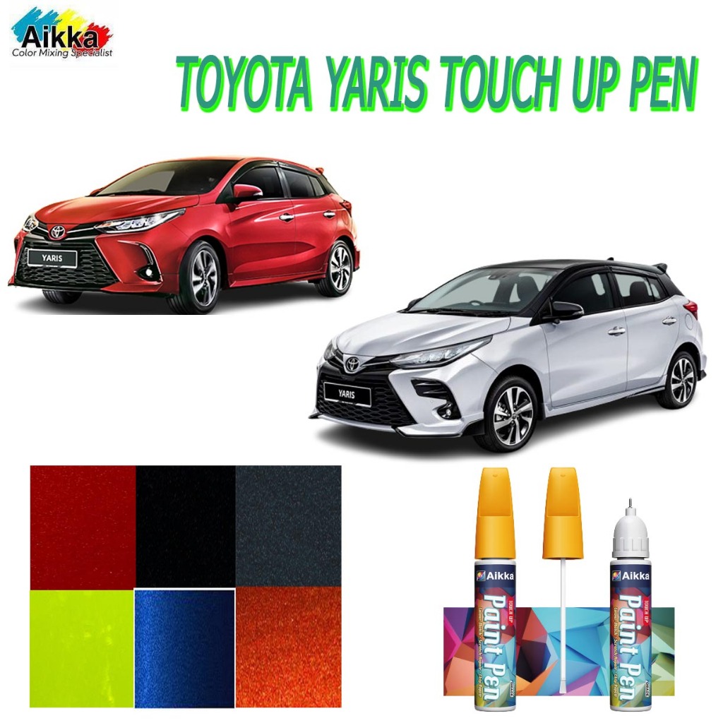 TOYOTA YARIS Paint Pen Aikka Original Stock Color - Pen & Brush Repair ...