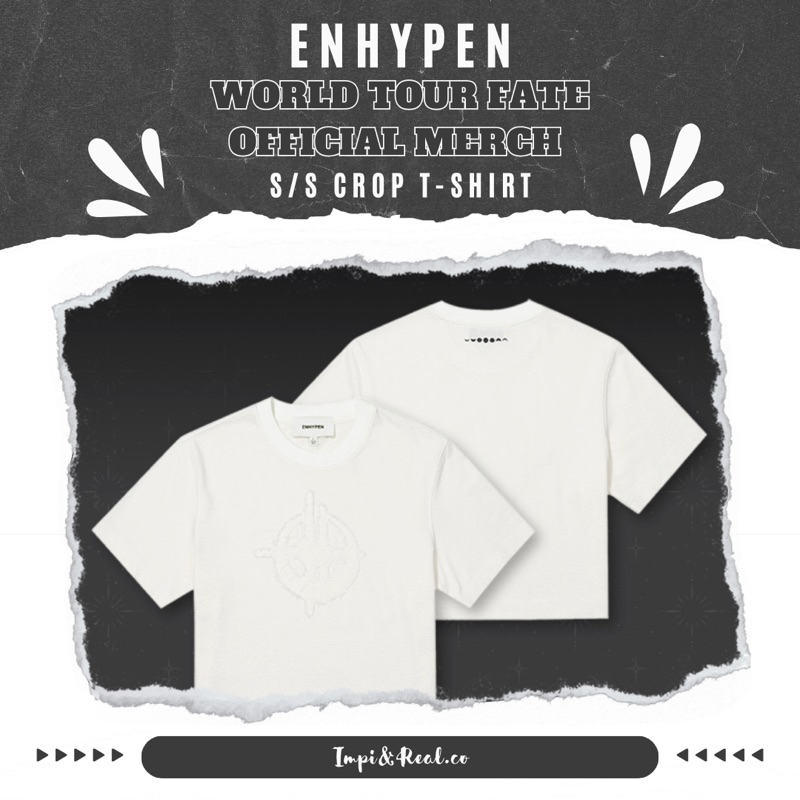 OFFICIAL Enhypen world Tour Fate Merch S/S Crop T-Shirt - M size (No ...
