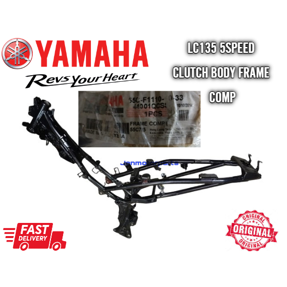 LC135 CLUTCH 5S BODY FRAME COMP RANGKA BODY 55CF11100033NONUMBER