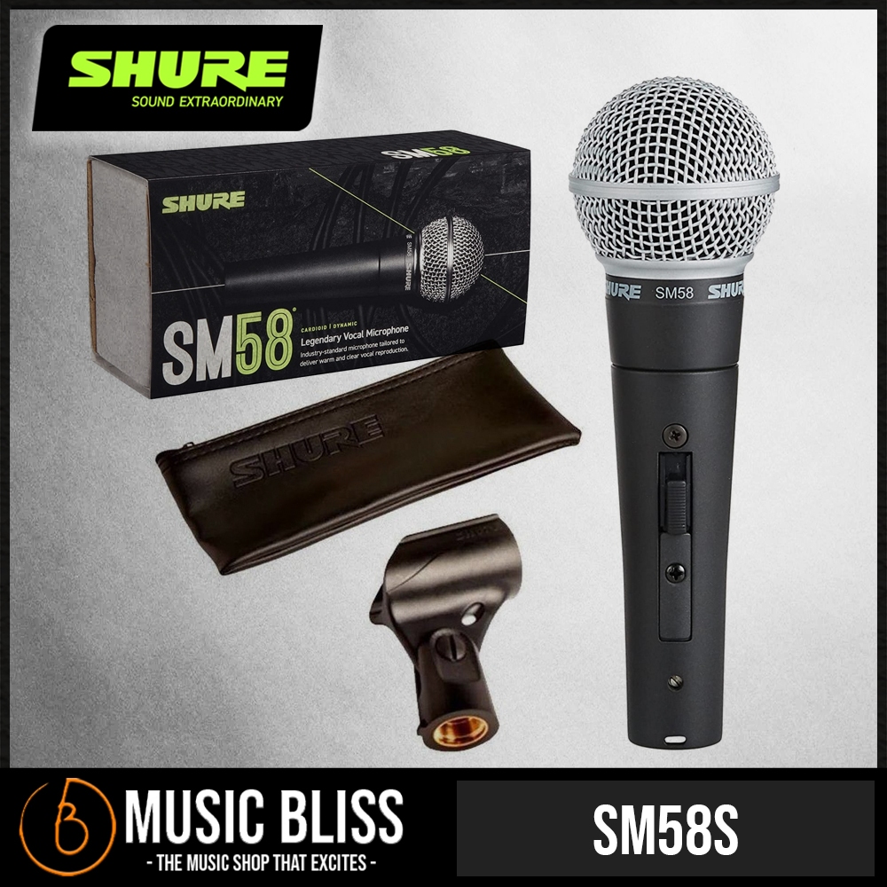 Shure SM58S Vocal Microphone with On/Off Switch (SM58S / SM58 / SM58) Shopee Malaysia