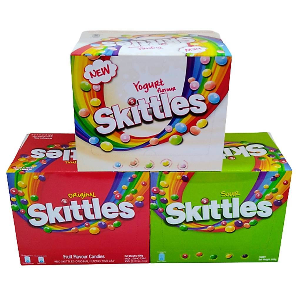 [WHOLESALE] 20PKT Wrigley's Skittles Fruit Flavor Candies Jelly Bean