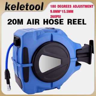 20M Compressor angin hose reel Retractable Auto Rewind Air 260PSI