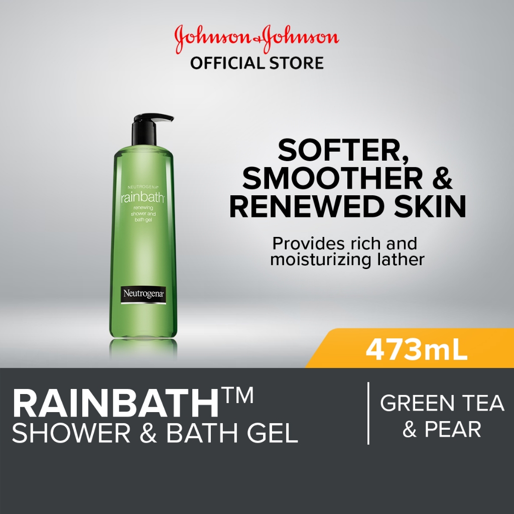 Neutrogena Rainbath Shower Gel Pear & Green Tea (473ml) Shopee Malaysia