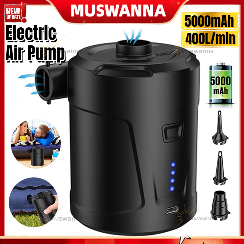 5000mAh Electric Air Pump Portable Wireless Air Pump Inflatable