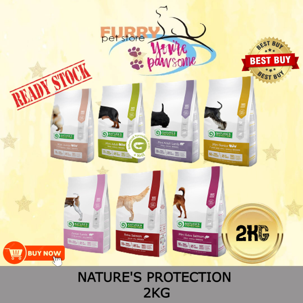 [ MURAH !!! ] NATURE'S PROTECTION DOG FOOD 2KG Shopee Malaysia