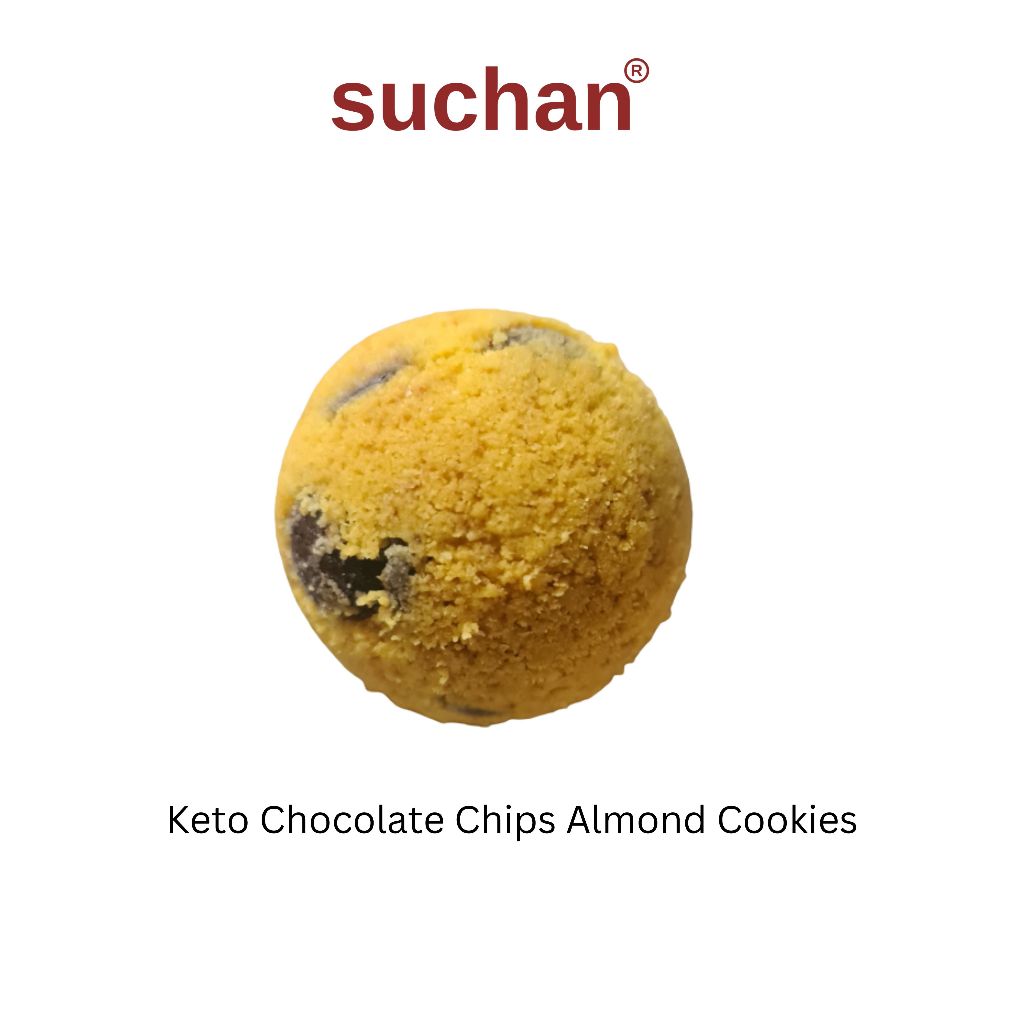 Suchan Keto Vegan Chocolate Chips Almond Cookies Shopee Malaysia