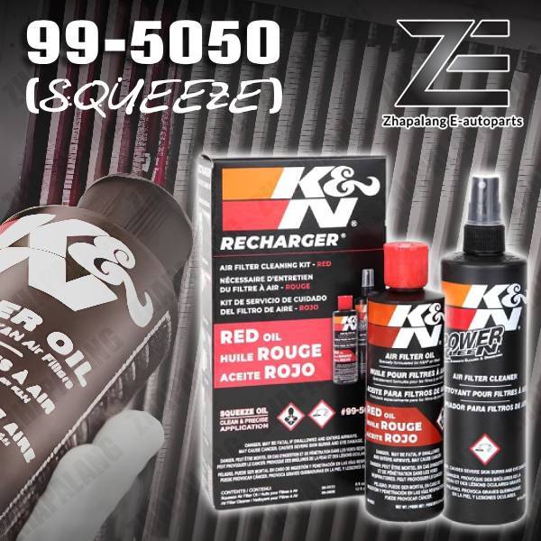 K&N 99-5050 Filter Care Service Kit - Squeeze Red