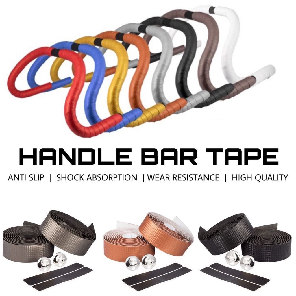 RoadBike Fixie HandleBar Grip Tape Carbon Style Shopee Malaysia