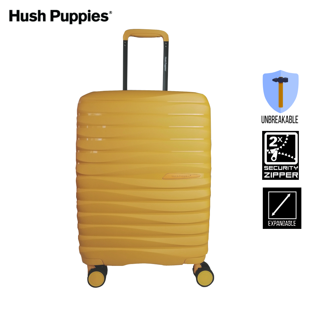 Hush Puppies PP Unbreakable Superlight Anti-Theft 24 inch Double
