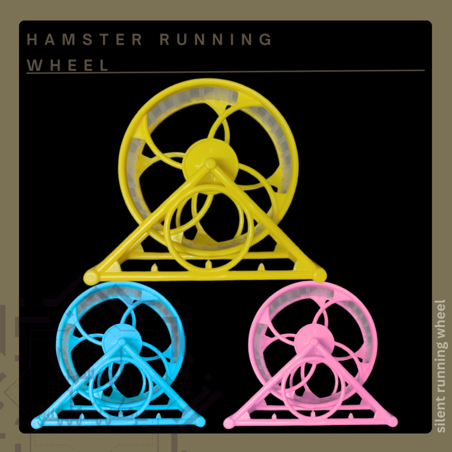 Hamster Running Wheel Roda Larian Hamster Senyap Dan Jimat Ruang ...