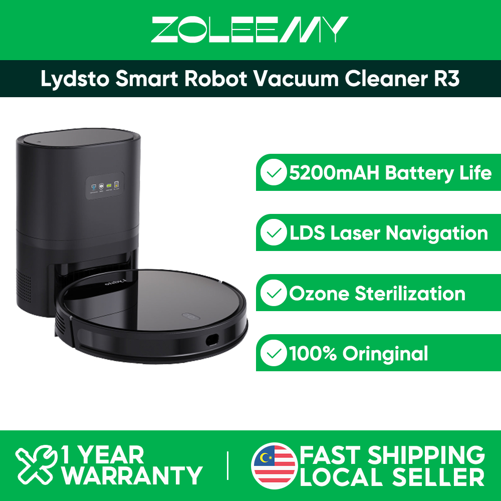 Lydsto R3 LDS Laser Navigation Auto Dust Collection Robot Vacuum ...