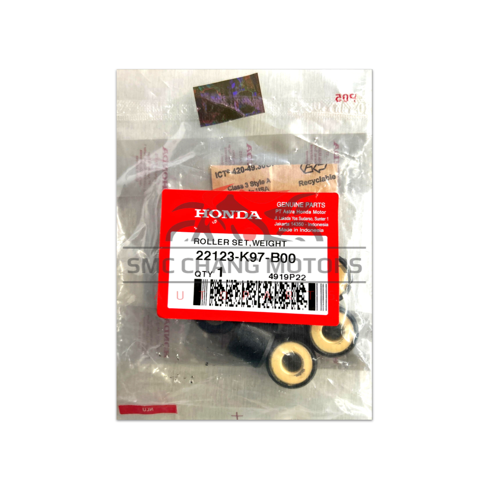 Honda Original ADV150 Roller Set Weight(6PCS) ( 22123-K97-B00 ...