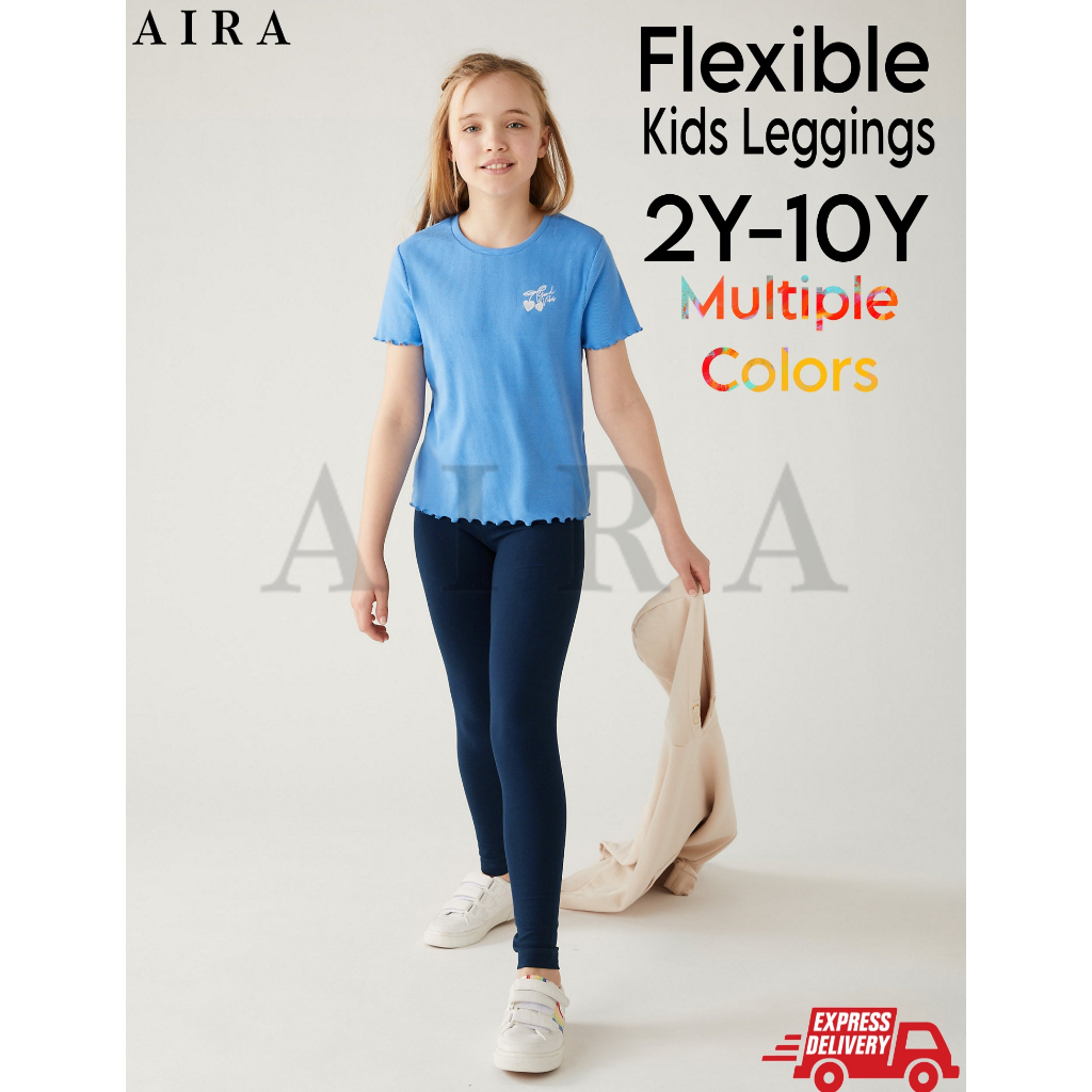 Kids Legging Stretchable Mix Color – Inner wear Leggings - Inner Legging  High Quality Cotton [READY STOCK]