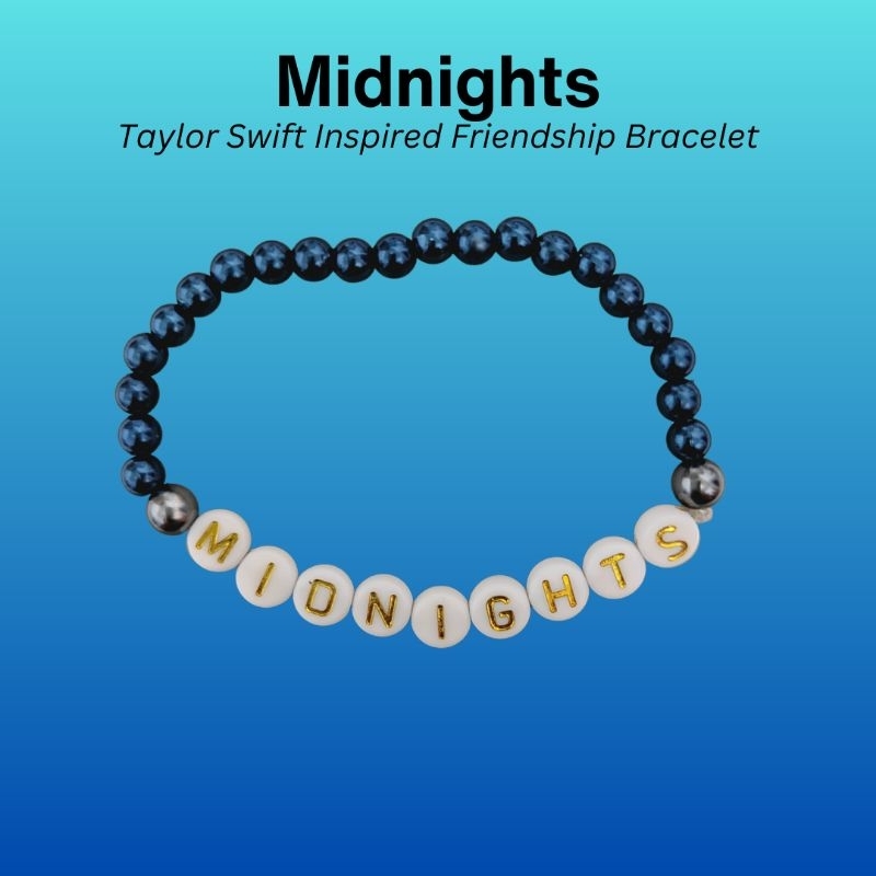 Taylor Swift Inspired Friendship Bracelet Midnight Era | Shopee Malaysia