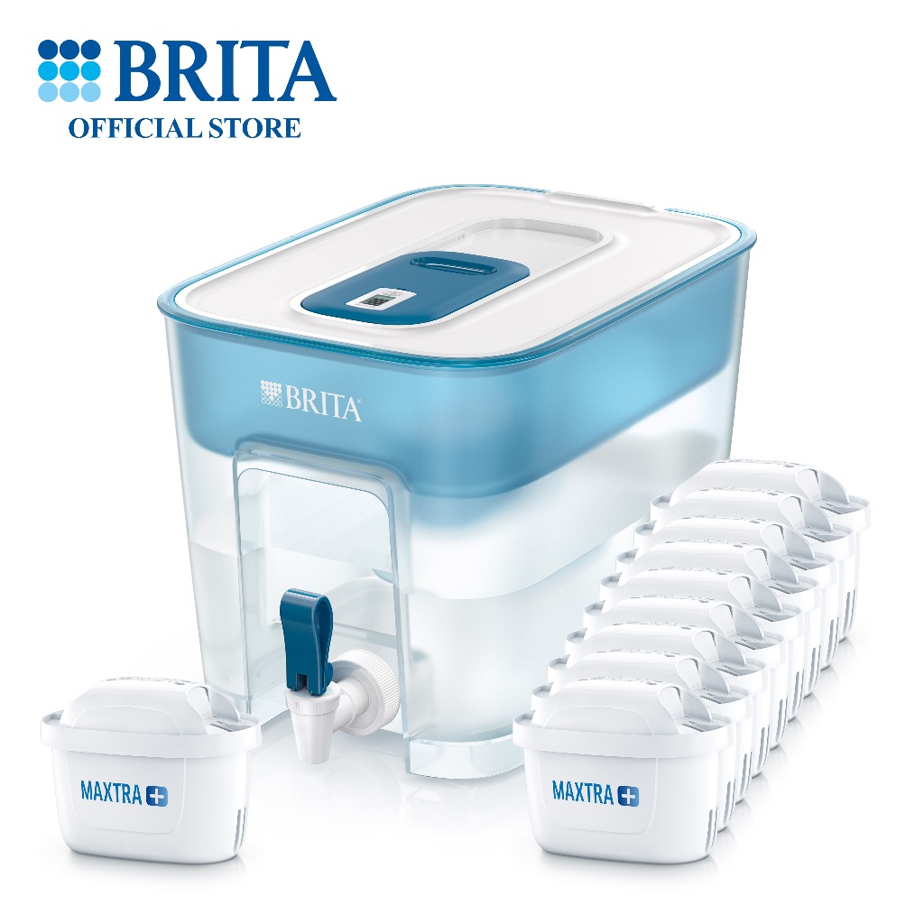 BRITA FLOW 8.2L Water Cask with 10 Maxtra+ Filter Cartridge | Shopee ...