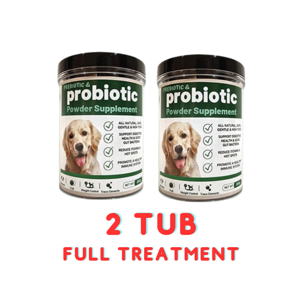 MAX & PAW PREBIOTIC & PROBIOTIC POWDER All Natural Pet Supplement ...
