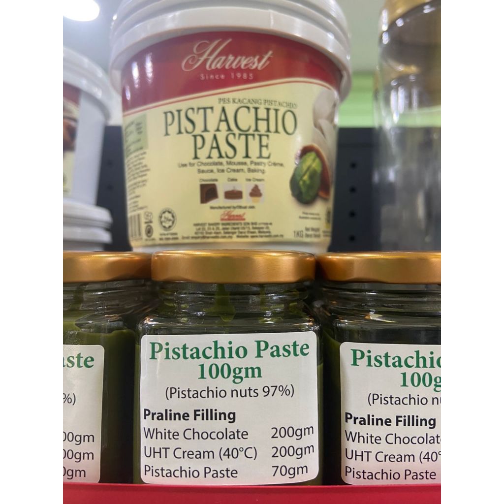 Pistachio Paste 100g/ Hazelnut paste 100g/Pistachio Kreme /Selai kacang ...