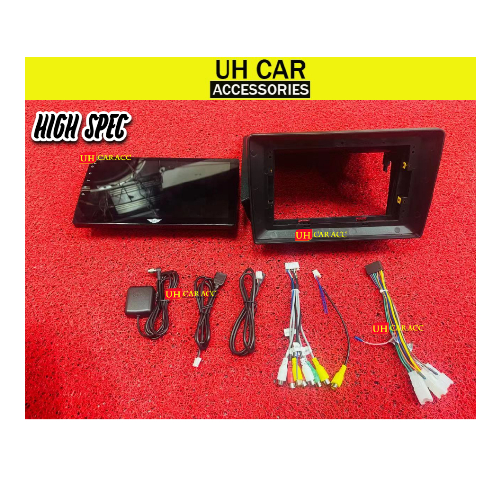 PERODUA AXIA 2023 2024 ANDROID PLAYER WITH CASING SOCLET FULL SET ...