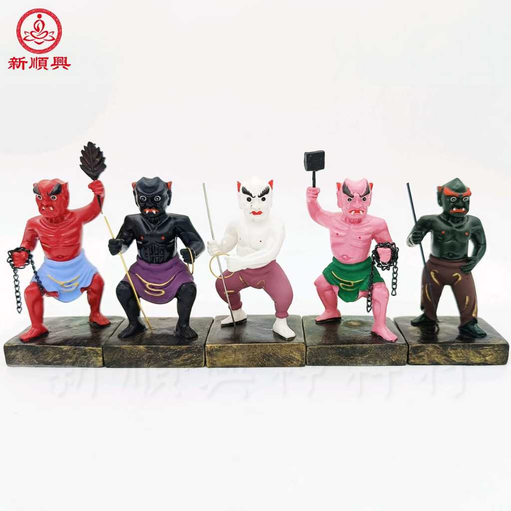 4寸 五鬼 五福爷 五鬼将军 小神像系列 Fibre Statue | Shopee Malaysia