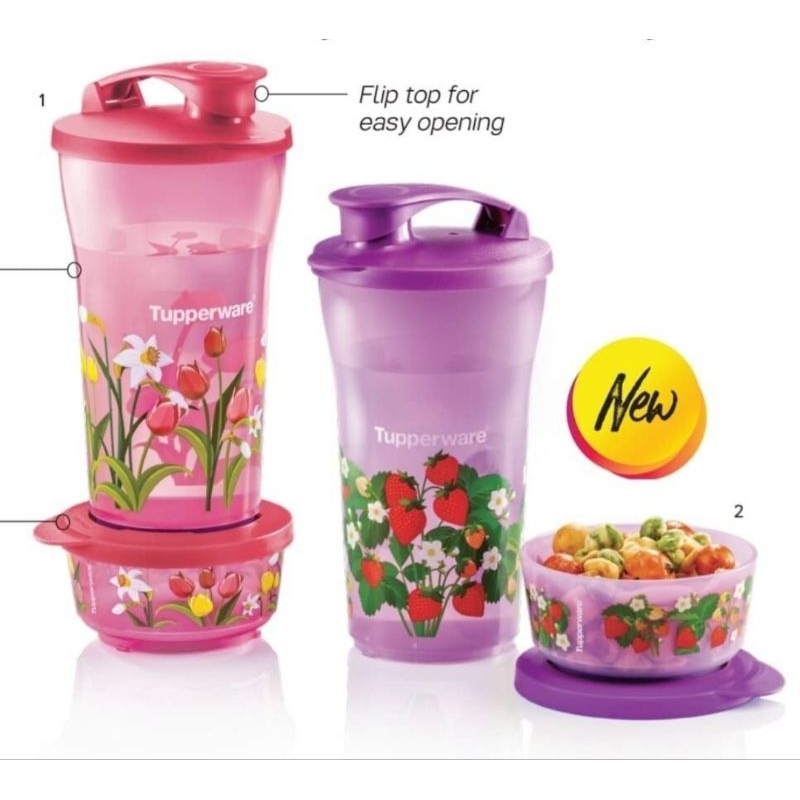 Tupperware Quench & Snack Set | Shopee Malaysia