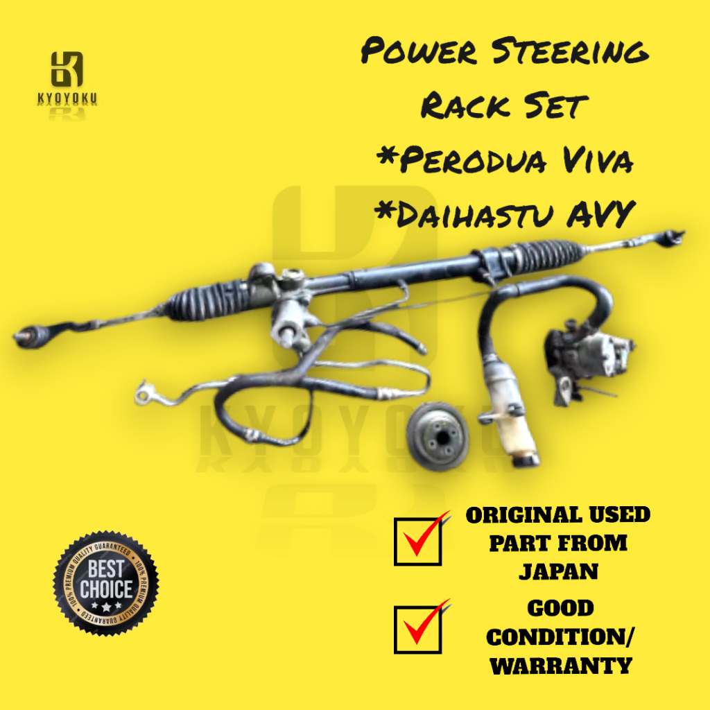 KYOYOKU Power Steering Rack Set Perodua Viva Daihastu AVY Power