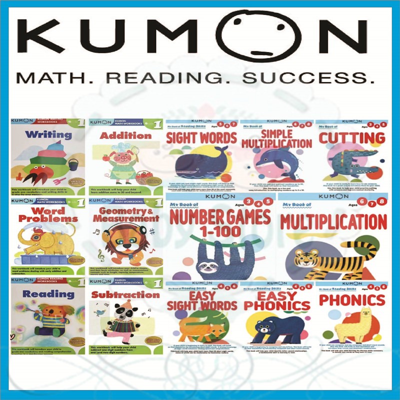 Kumon Preschool Workbooks Writing, Math Workbook Series, My Book of ...