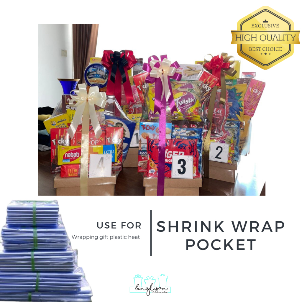 HEAT SHRINK WRAP POCKET | sealing packaging | box, container, books ...