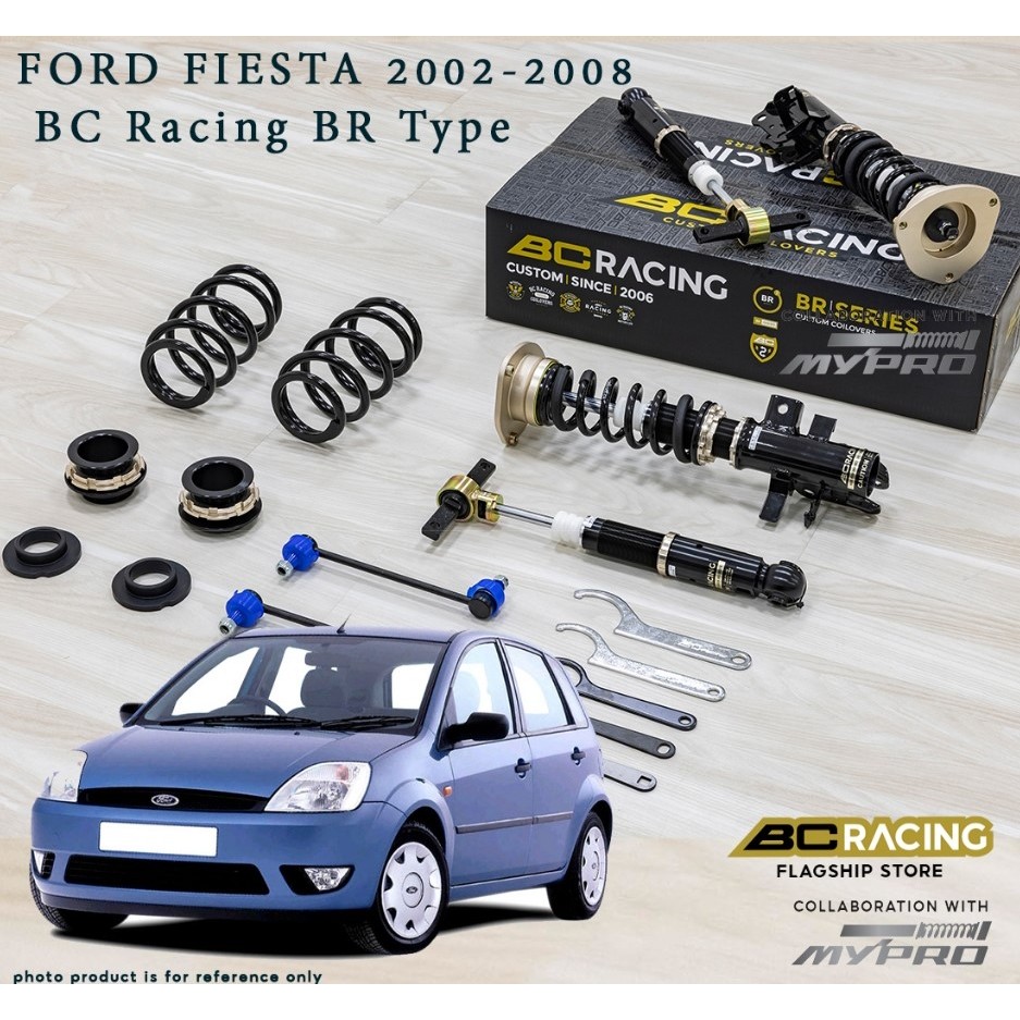 BC Racing BR Type Hi Lo Soft Hard Adjustable Absorber for Ford Fiesta ...