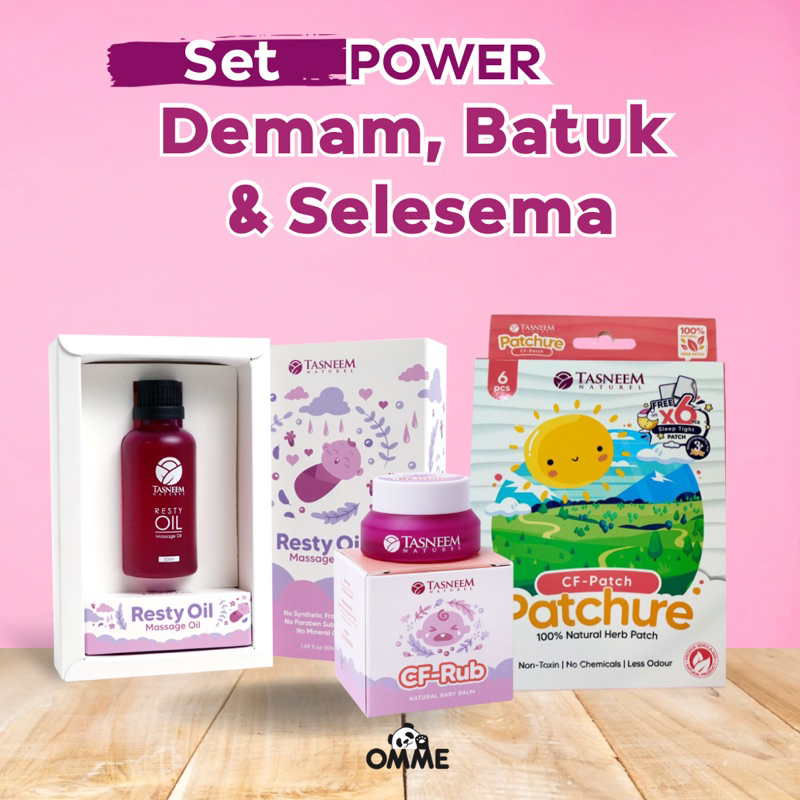 TASNEEM NATUREL CF PATCHURE - Pelekat dan penampal Batuk Selsema utk ...