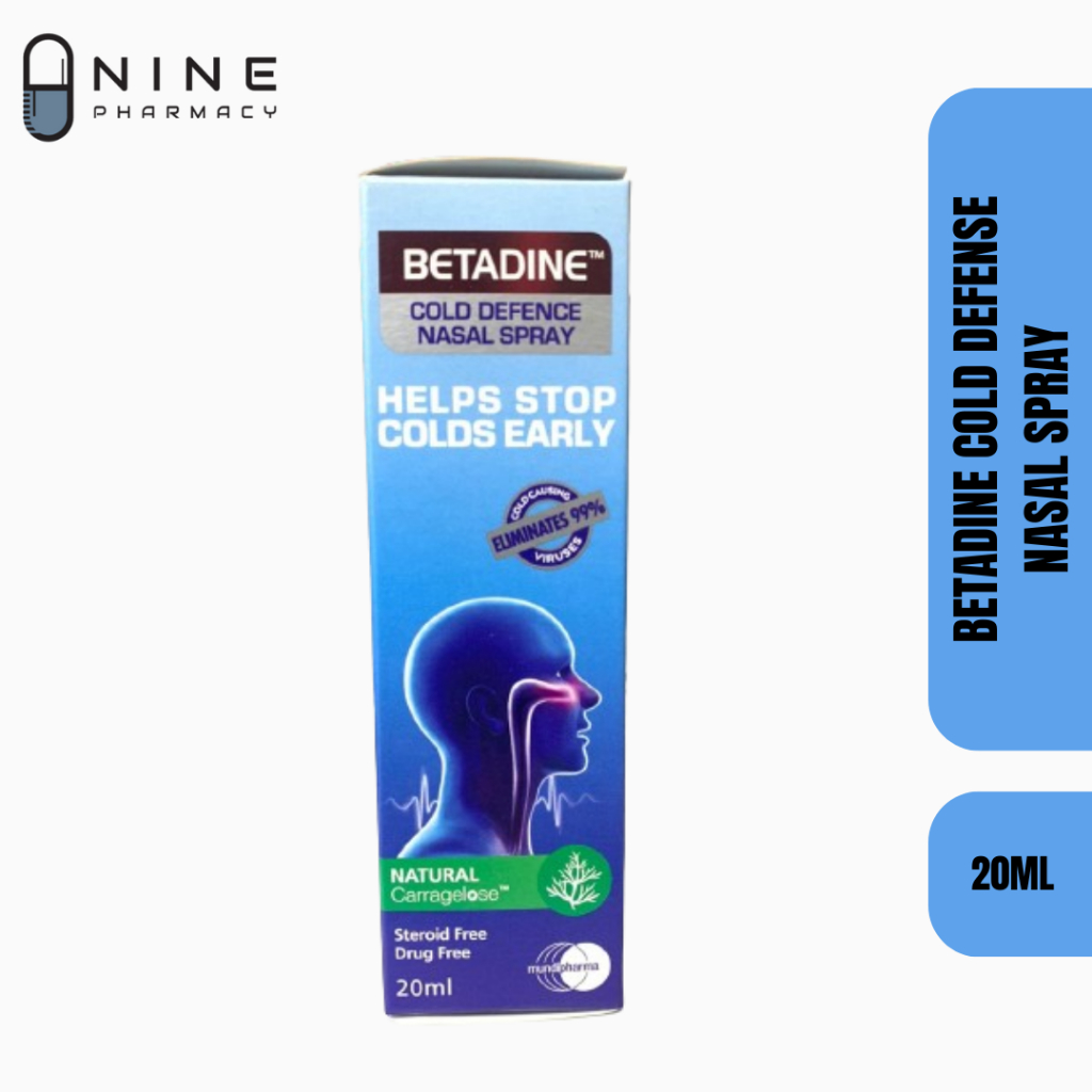 BETADINE COLD DEFENCE NASAL SPRAY 20ML (EXP09/2024) Shopee Malaysia