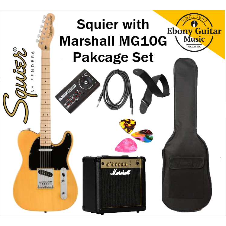 Squier Affinity Telecaster Electric Guitar, Butterscotch Blonde with