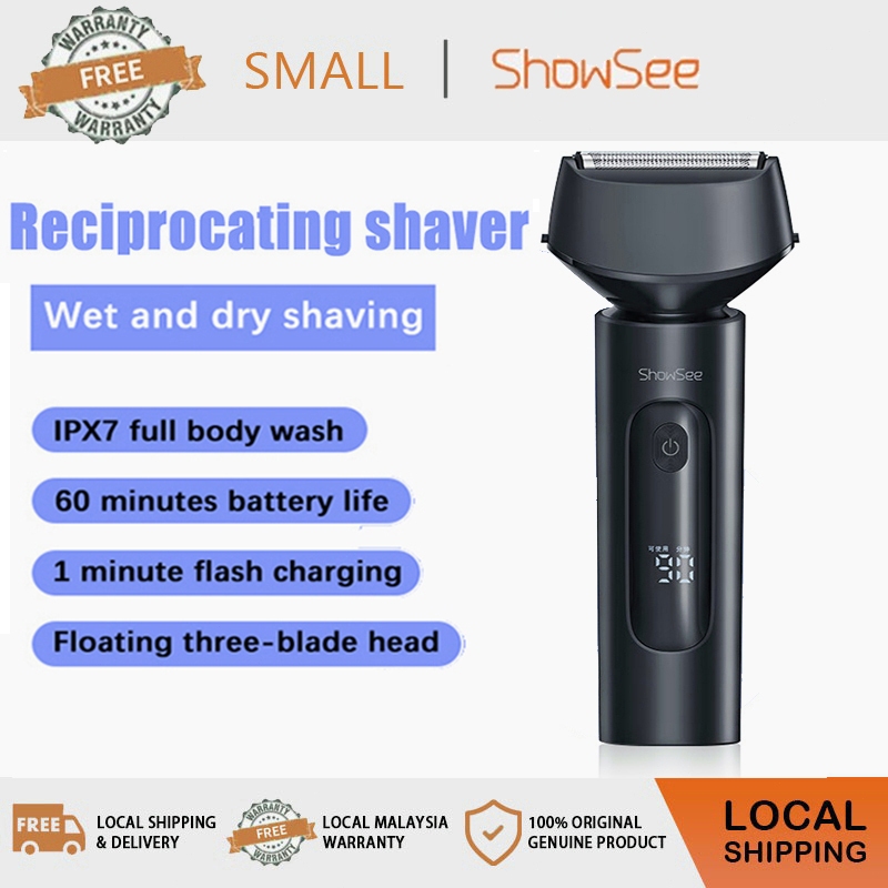 Showsee F602 Electric Shaver for Men Pencukur Misai Rechargeable Shaver ...