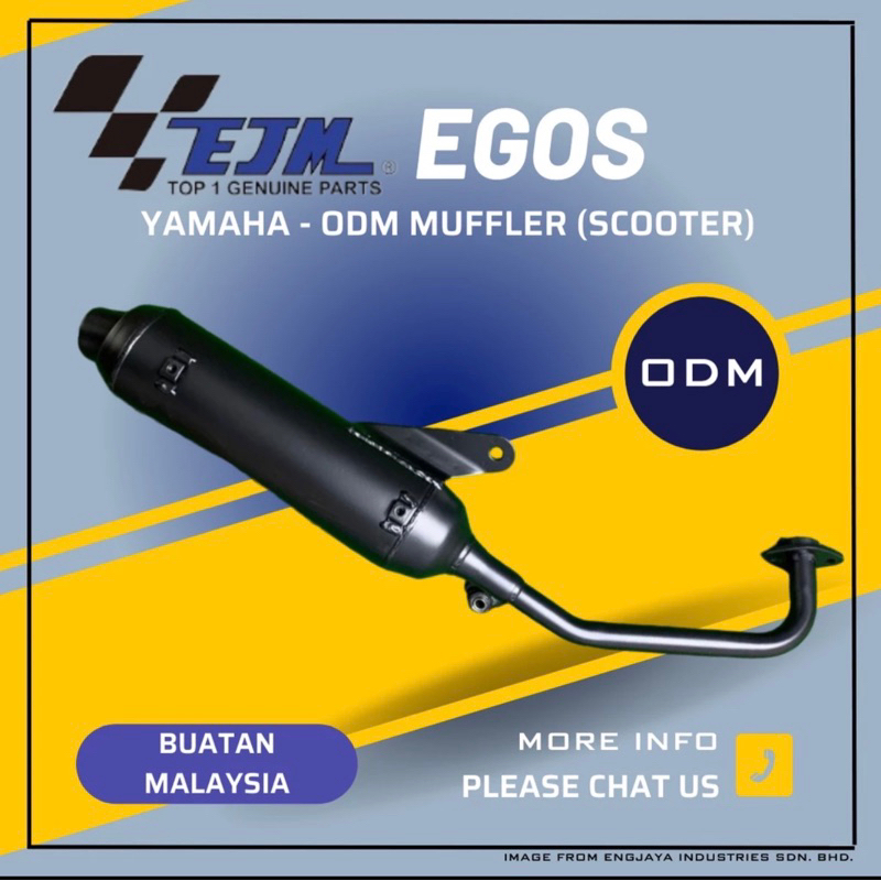 yamaha ego egos egos ego s exhaust muffler standard original model