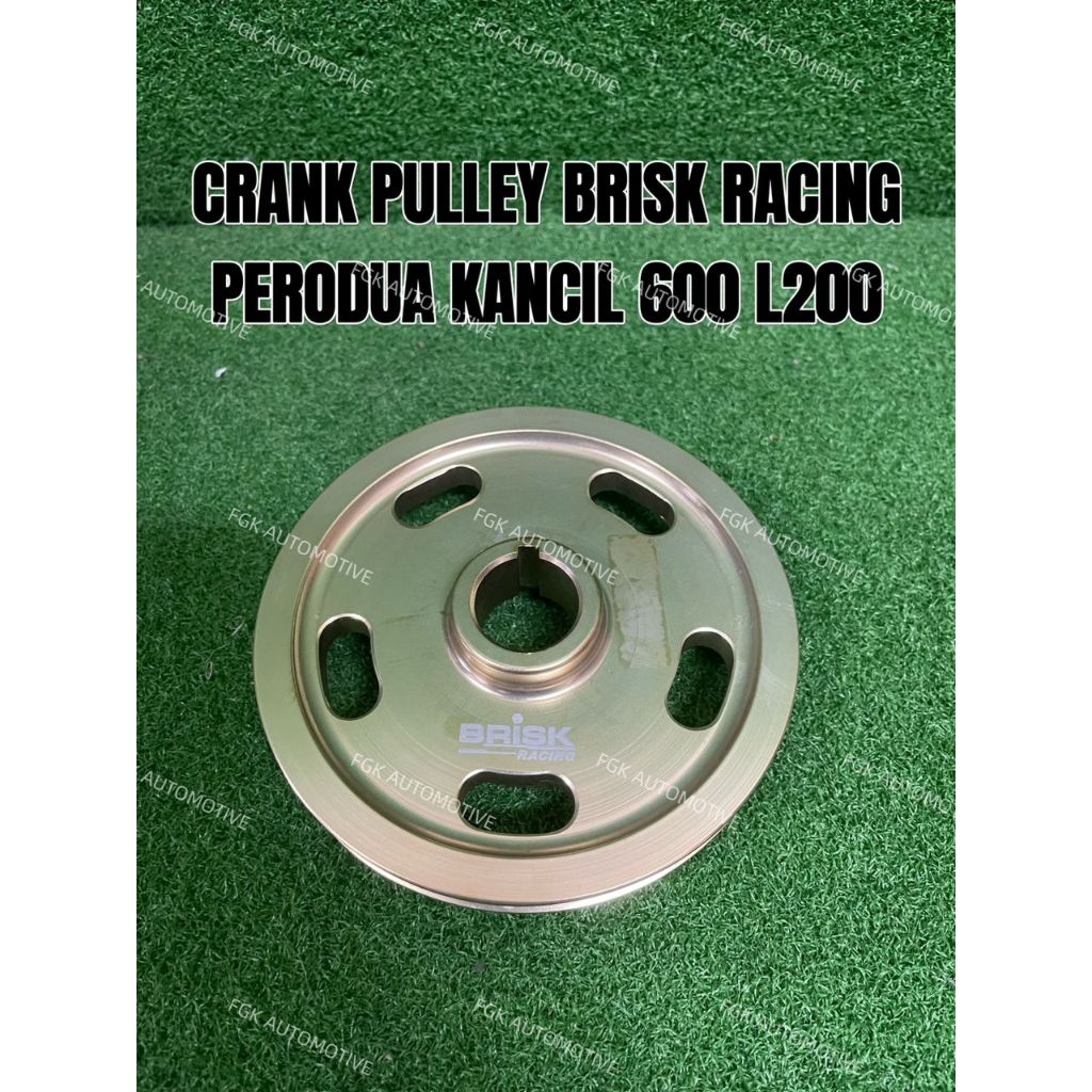 Light Weight Crankshaft Crank Pulley Perodua Kancil 660 / L200 Aluminum